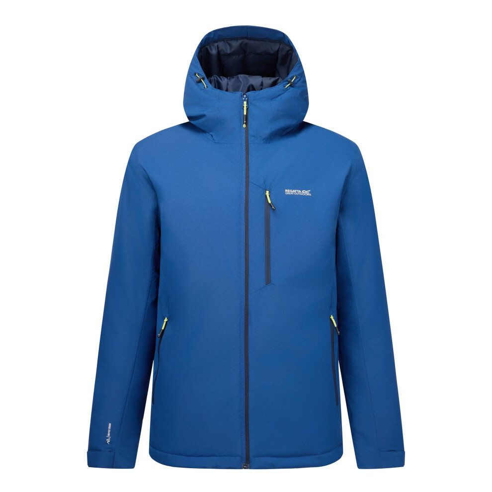 Regatta Men's Allston Waterproof Jacket in Navy, Size S, Breathable Polyester Coat with Technical Hood and Thermo-Guard Insulation - Image 3