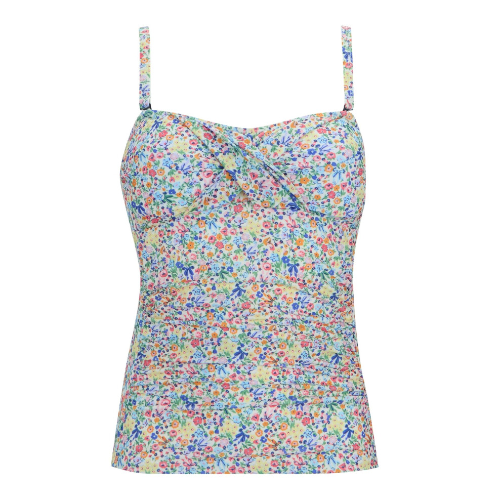 Regatta (10 Uk, Cream) Womens/Ladies Cath Kidston Harmony Ditsy Tankini Top