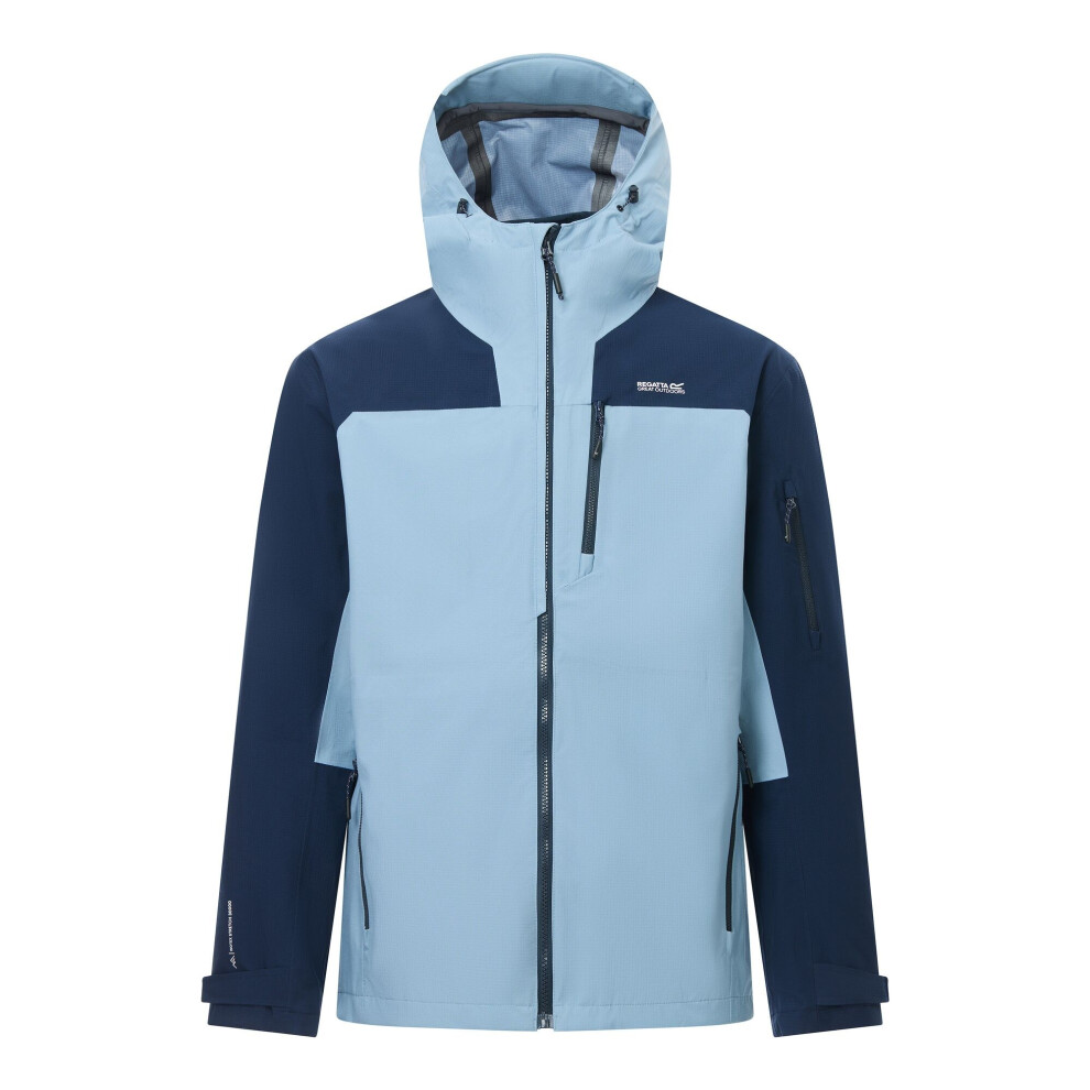 Regatta Men's Dusky Blue Navy Sacrato 3 1 Waterproof Jacket - Size 38/Regular - Image 3