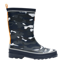 (2.5 UK, Black) Regatta Childrens/Kids Foxfire Camo Reflective Wellington Boots