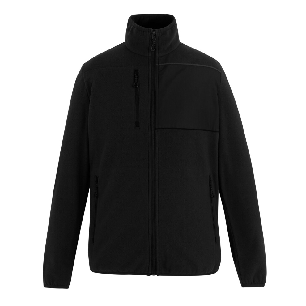 Regatta (Xl, Black) Mens Active Microfleece Printable Jacket