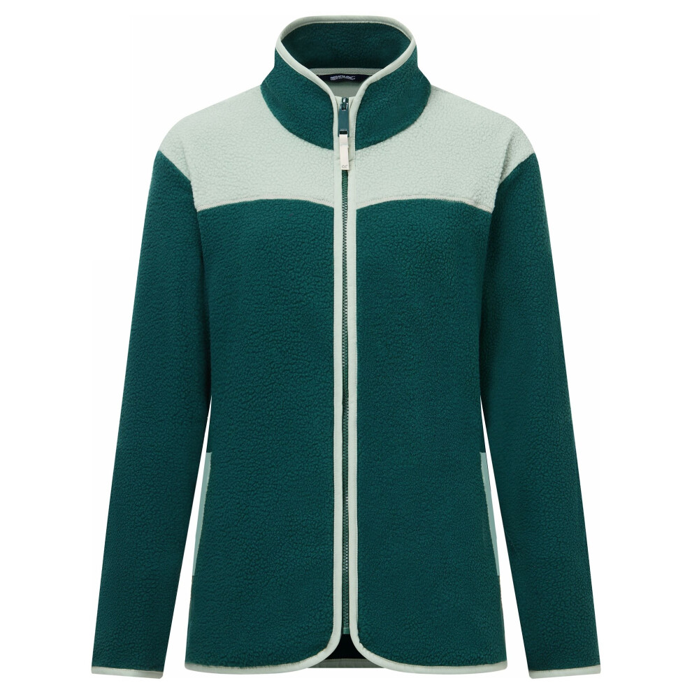 Regatta (18 Uk, Deep Pine/Glacier) Womens/Ladies Frankie Borg Full Zip Fleece Jacket