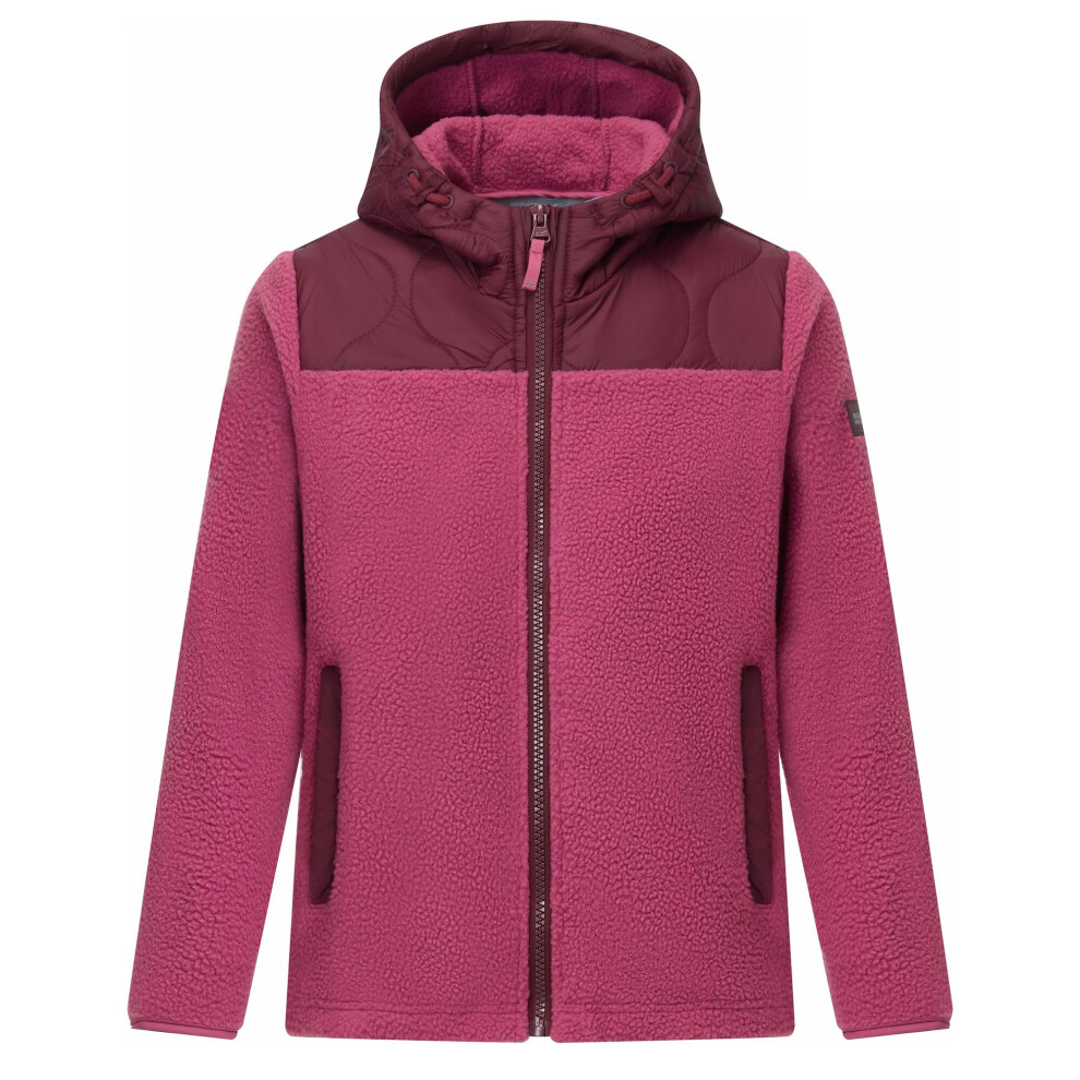 Regatta Kids Myla Hybrid Jacket - Fig/Violet - 3-4 Years - Fig/Violet - 70% Polyester/30% Recycled Polyester - Image 2
