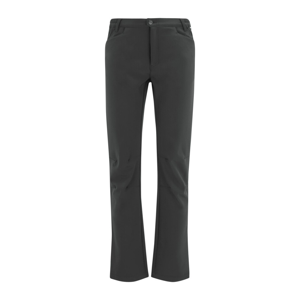 Regatta Men's Fenton Softshell Trousers - Ash - 40S - Ash - 66% Polyester/30% Recycled Polyester/4% Elastane - Image 2