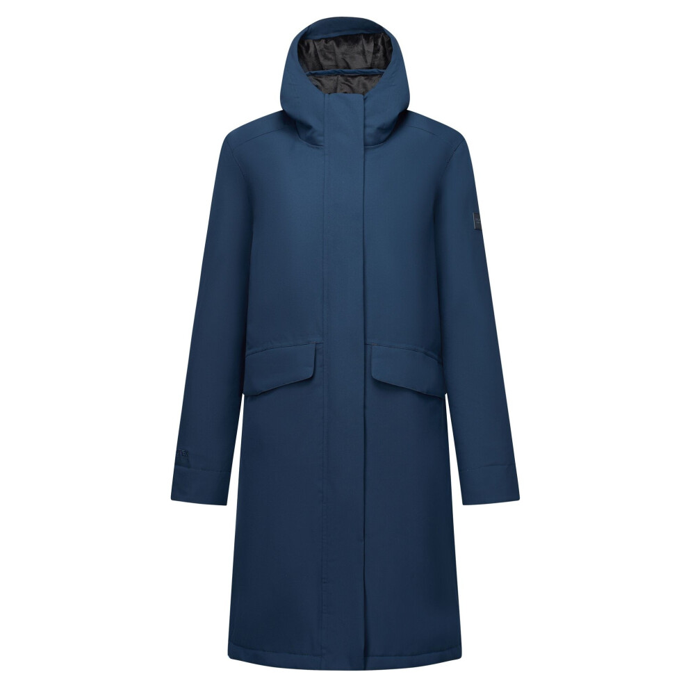 Regatta Ramona Waterproof Jacket for Women, Insulated Long Coat in Navy, Size 16 UK - Image 3