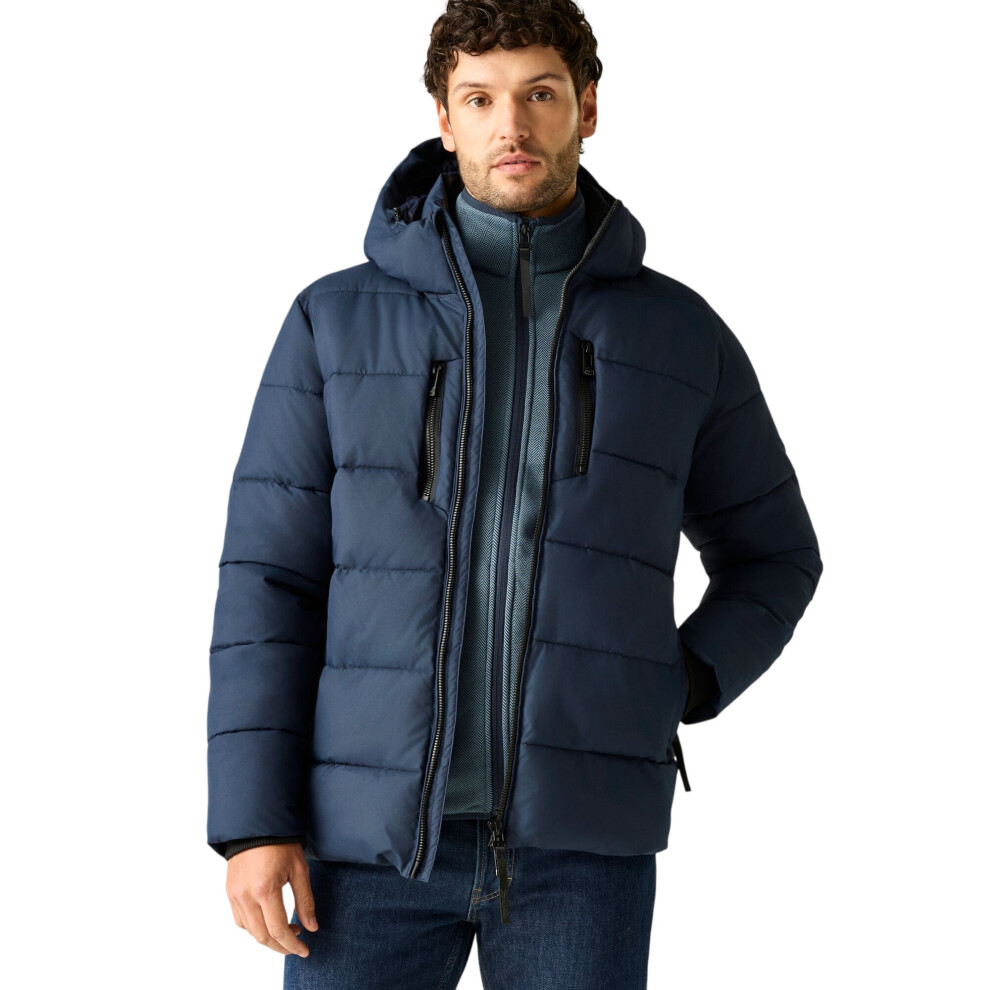 Regatta Men's Navy Layska Padded Jacket - Size 46/Regular - Image 3