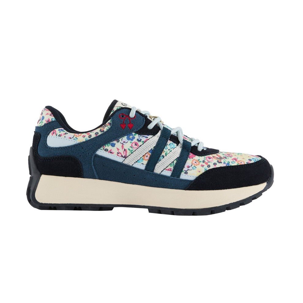 Regatta Women's Cream Cath Kidston Harmony Ditsy Suede Trainers - /Navy - 3 Uk - /Navy - 100% Mixed - Image 2