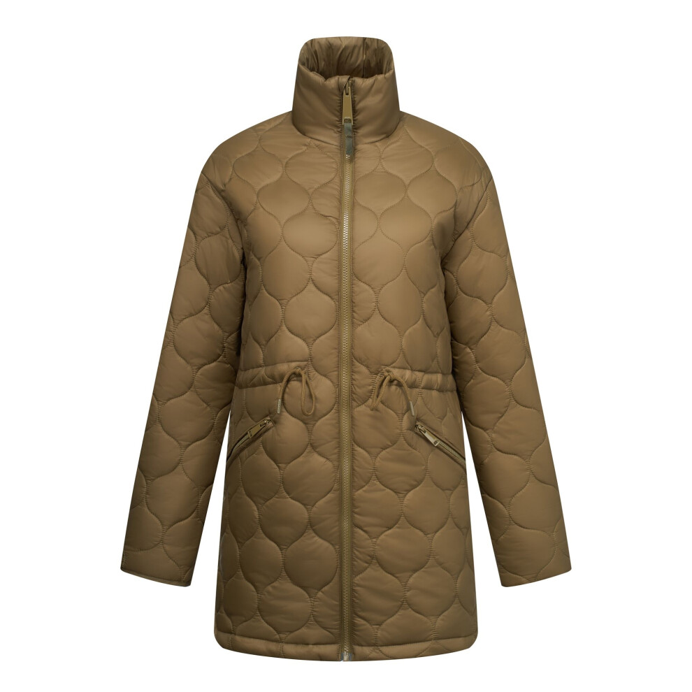 Regatta Women's Green / Gaia Quilted Jacket - Bark - 10 Uk - Bark - 100% Mixed - Image 2