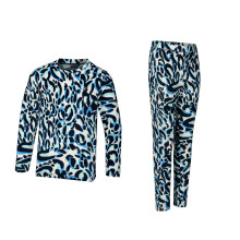 (14 Years, Blue/Black) Dare 2B Childrens/Kids Movement Animal Print Thermal Base Layer Set
