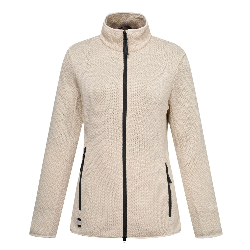Regatta Women's Light / Elzie Fleece Jacket - Vanilla/Moonbeam - 18 Uk - Vanilla/Moonbeam - 70% Polyester/30% Recycled Polyester - Image 2