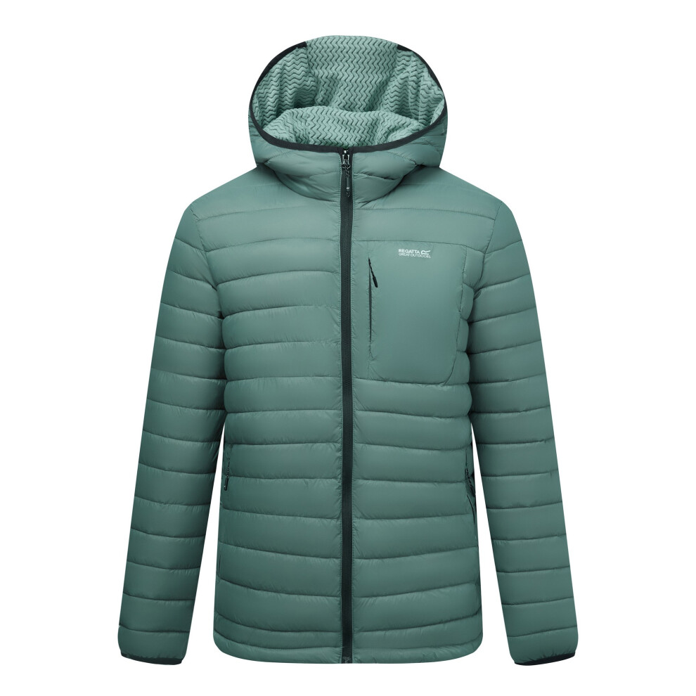Regatta Men's Dark/Green/Black Lightweight Padded Jacket - Forest / - M - Forest / - 100% Mixed - Image 2