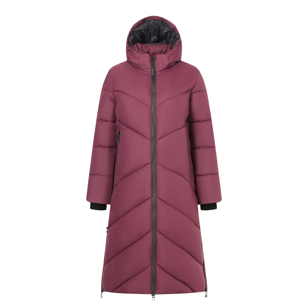 Regatta Women's / Merida Long Length Padded Jacket - Fig - 12 Uk - Fig - 100% Mixed - Image 2