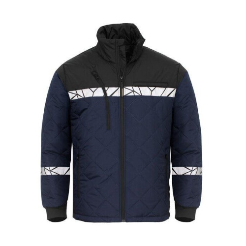 (XS, Black/Red) Projob Mens Progression 7404 Jacket