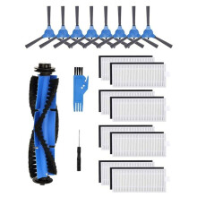Main Brush Side Brush HEPA Filter Kit Compatible for RoboVac 11S RoboVac 30 30C 25C 15C 35C