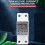 2X Tuya 63A 110V 220V WiFi  Meter Kwh Metering  Timing Function with Voltage Current and Leakage Protection 6