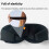 2X 3D Wireless Sleeping Headphones Blindfold Soft Washable Bluetooth5.4 Music Eyemask Handsfree Call 4