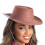 Smiffys Flocked Plastic Costume Cowboy Hat 2