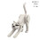 (White)Pet Cat Building Blocks Set With Abs Material Creative Diy Toy For Play Kids 8