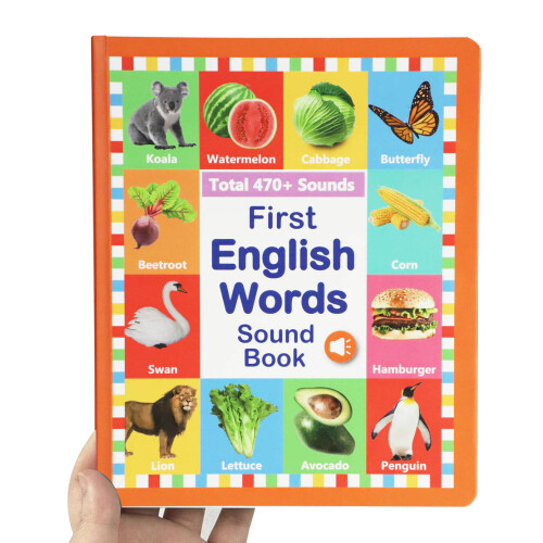 Childrens Educational English Word Book With Touch Response For Learning Fun 1