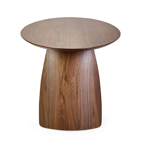 Julius Oval 4-6 Seater Dining Table - Walnut Effect 2