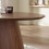 Julius Oval 4-6 Seater Dining Table - Walnut Effect 4