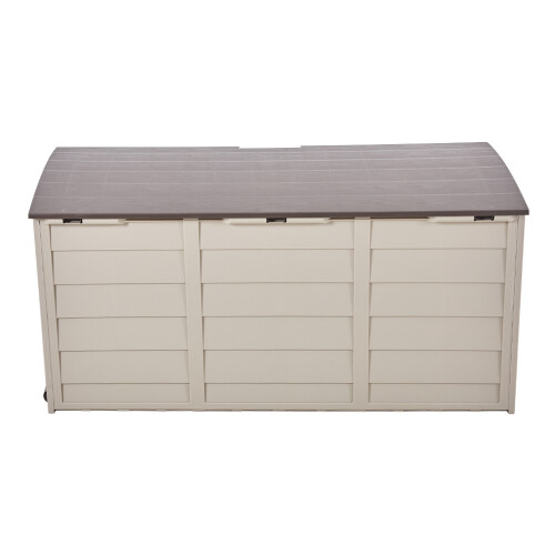 Living And Home 290L Outdoor Storage Deck Box with Wheels 2