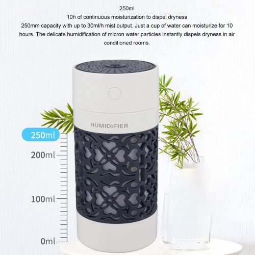 USB Diffusor Ultraschall 250ml Dunkelblau