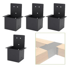 Pergola Halterung 4er Set Stahl Pulverbeschichtet