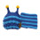 (Blue)Childrens Beeshaped Hat Fivepointed Star Decoration Twopiece Plush Material 1