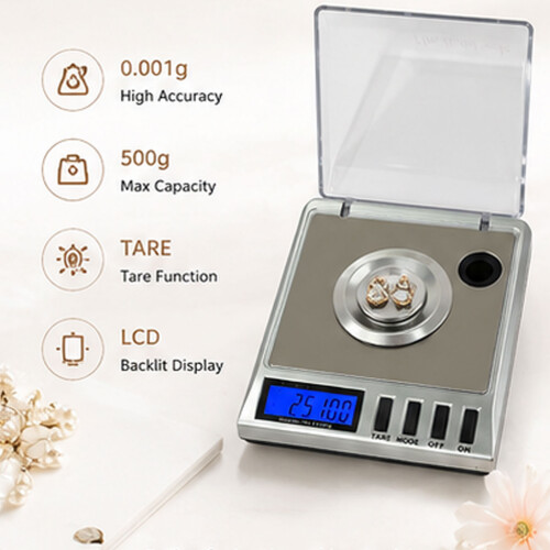 Smart Weigh 20g x 0.001 grams, High Precision Milligram Scale 2