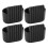 4x Stuhlbeinschoner oval 40x80mm rutschfest 16