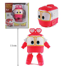 (Pink)Robot Trains Rt Kay Transformer Transforming Train Figure Korean Animation Toy