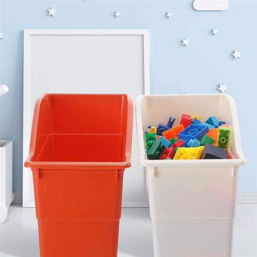 6 Pcs Book Box Connected Storage Box Book Storage Box for Book Folder Magazine File Rack Interlocking Office Classroom 1