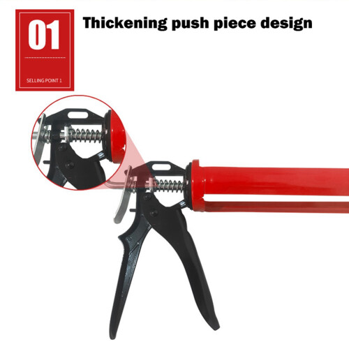 Glass Glue Gun 360 Rotating Multi-Function Manual Caulking Guns for Doors and Windows Silicone Filling Hand Tools 2