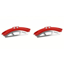 2X Universal 5 Gallon Barrels Scraper Tile Work Magnetic Scraper,for Tile Work, Stainless Steel Edges Retain Wet Mixing