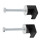 1set Pickup Truck Toolbox Mounting Clamp (J-Hook Style),Pick- Toolbox Mounting Clamp Black 3