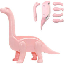 Taco-Halter, Dino-Teller, Serviertablett, Ständer für 2 Taco-Schalen, lustiges Geschenk für Taco-Partys, rosa