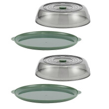 Lot de 2 couvercles de table en plastique anti-poussière pour la cuisine