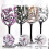 New four seasons wine glasses hand painted anniversary 1 PCS Spring 1
