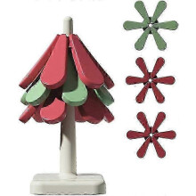 Faltbare Silikon-Untersetzer, Baum-Untersetzer-Set, 3 Silikon-Untersetzer, 1 Ständer, Topf-Vierkantfuß