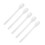 5 Pcs Ceramic Spoon, Kitchen Cutlery Soup Rice, Reusable Large Long Handle Food - Grade Safe 1