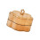 Floral 2 Layer Candy Bowl Fruit Serving Tray Plastic Storage Container Parties Daily Use Tea color 1