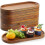 New 10 Pcs Large Rustic Vintage Trays for Party Table Decor 1