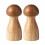 New Adjustable Wood Salt & Pepper Mill Grinder For Kitchen Use 2Pcs 1