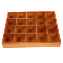 Nouveau plateau de tri en bois, organisateur compartimenté en bois, boîte de rangement à compartiments
