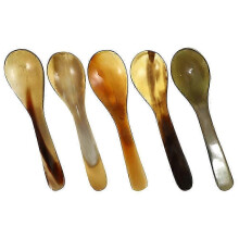 New Vintage Spoons Horn Egg Spoons For Tea Mixing Parties 14.00X3.00X0.50CM 5Pcsn8-yy2