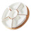 Portion Control Plates Multi-Compartment Saucer For Snacks And Fruit Design 16.00X9.00X3.50CM 1Set 1