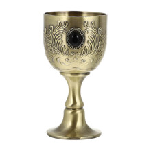 Neuer Vintage-Weinkelch, hochwertiger Metallbecher, Mini-Weinkelch aus Metall, ideal für Partys