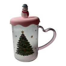 Beer Cup Glass Cup Christmas Series Glass Texture Beverage Cups Drinkings Cups Beverage Wine G