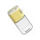 Kitchen Salt Pepper Portion Control Moisture Proof Clear Glass Spices Jar Cooking Tool Yellow 1